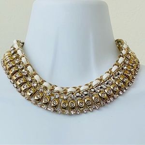 Golden Bundle Necklace, bracelets, earrings and pin